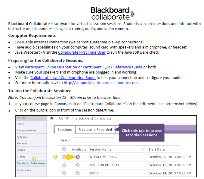screenshot collaborate job aid